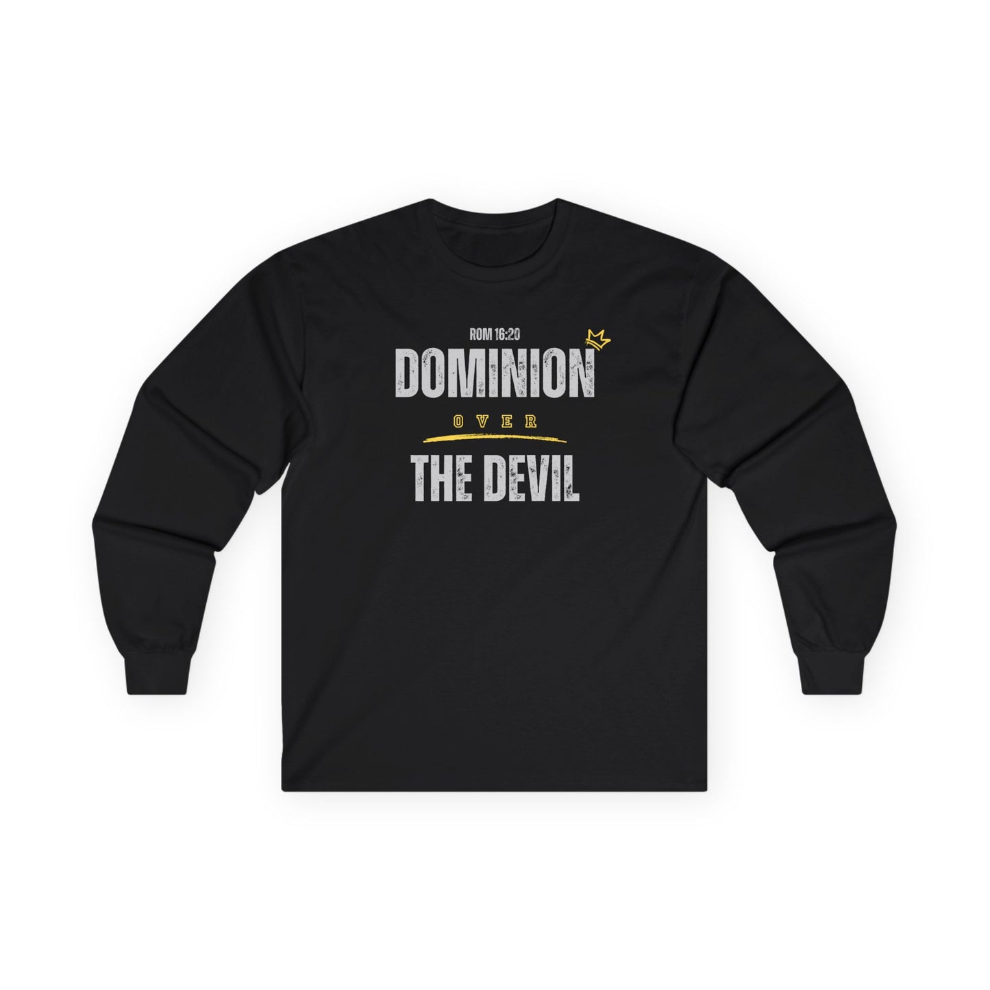 Dominion Over the Devil (Grey) - Long Sleeve Tee