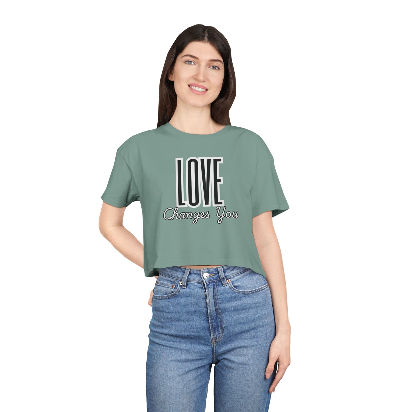 Love Changes You Crop Tee