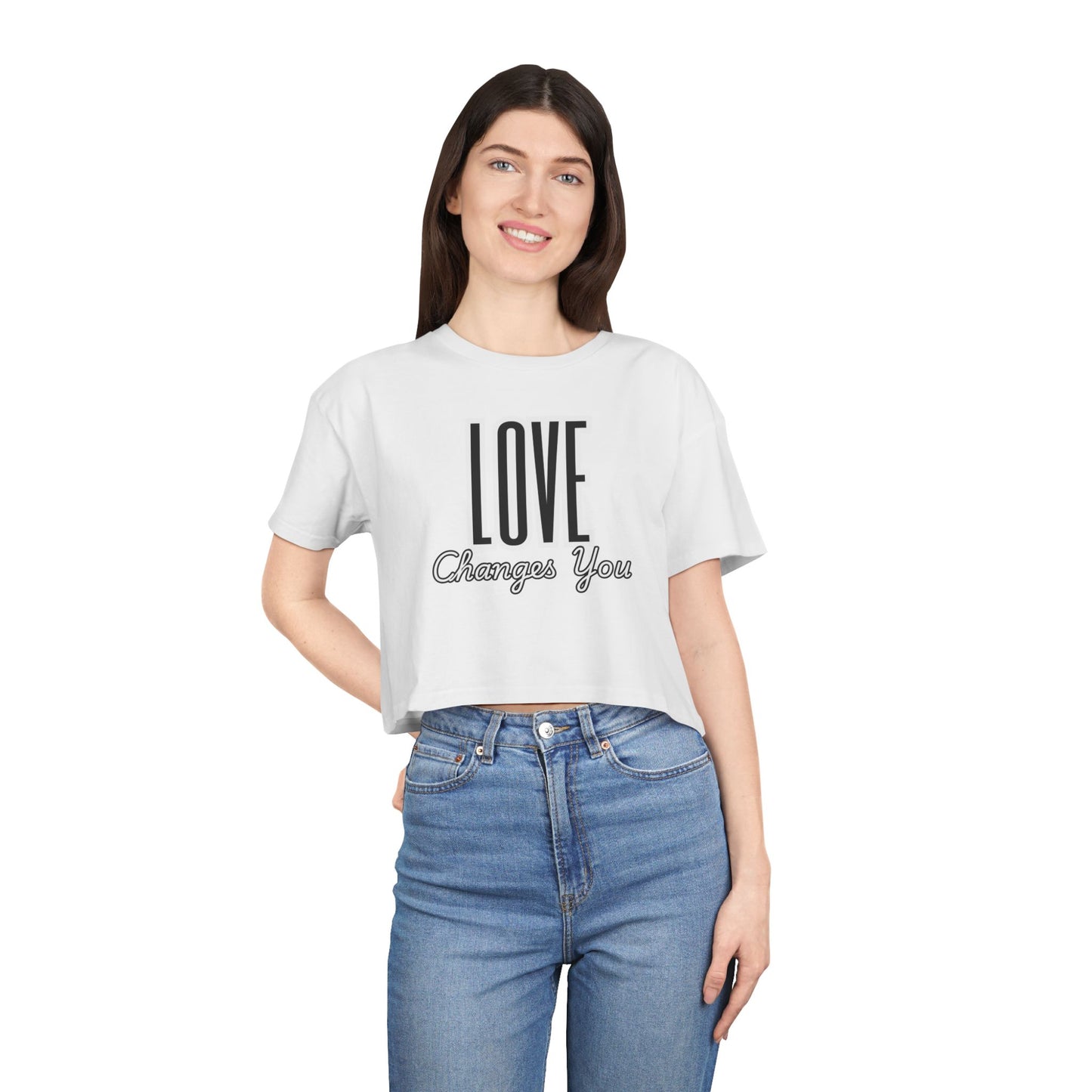 Love Changes You Crop Tee