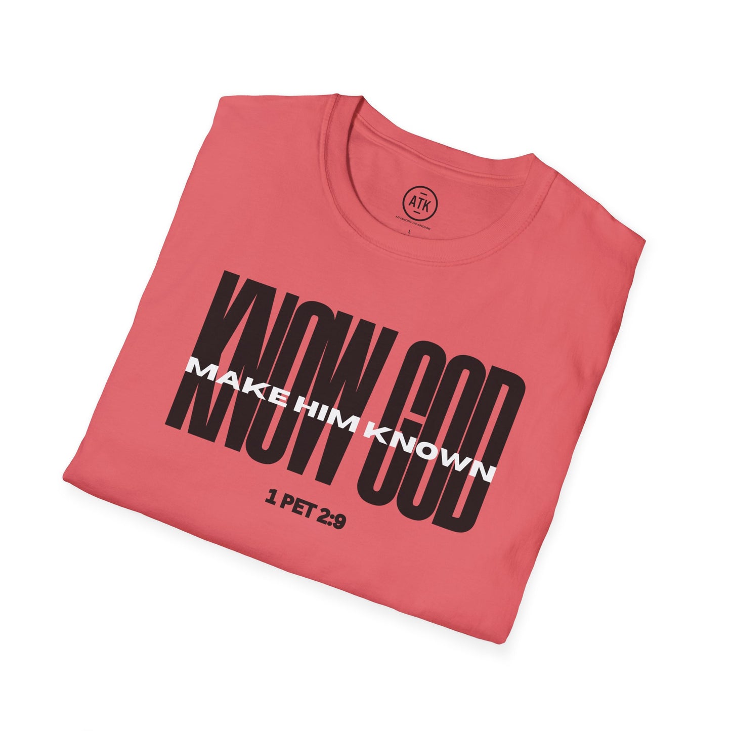 Know God Unisex Softstyle T-Shirt BLK