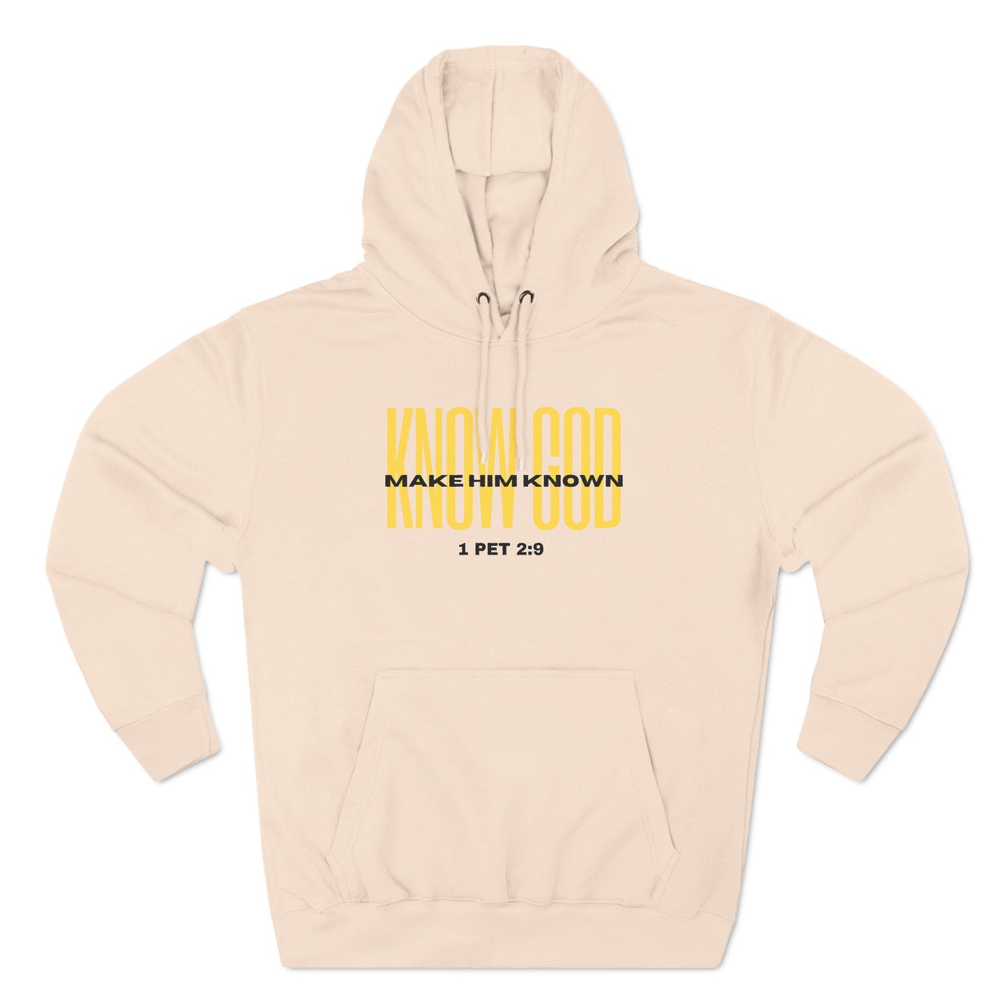 Know God/ Make Him Know Fleece Hoodie