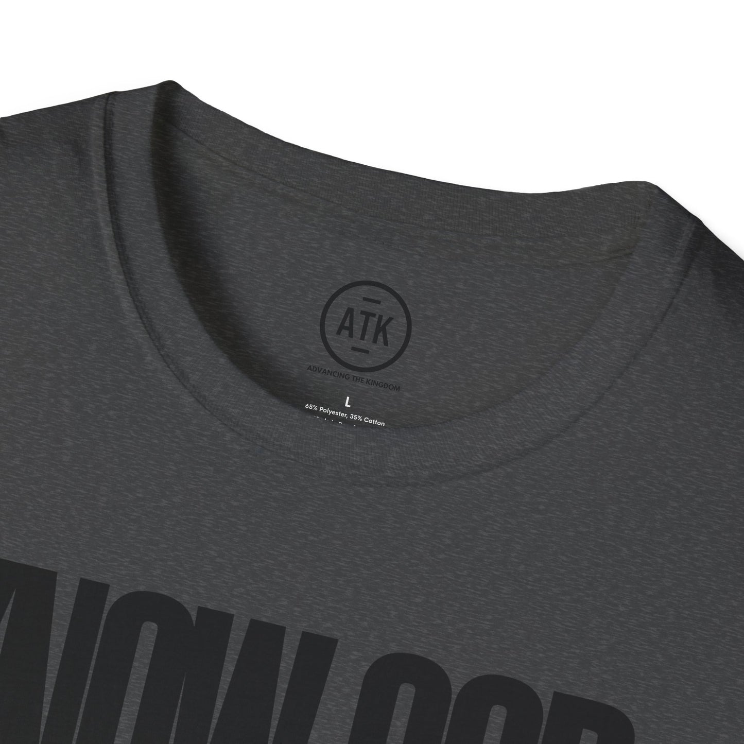 Know God Unisex Softstyle T-Shirt BLK