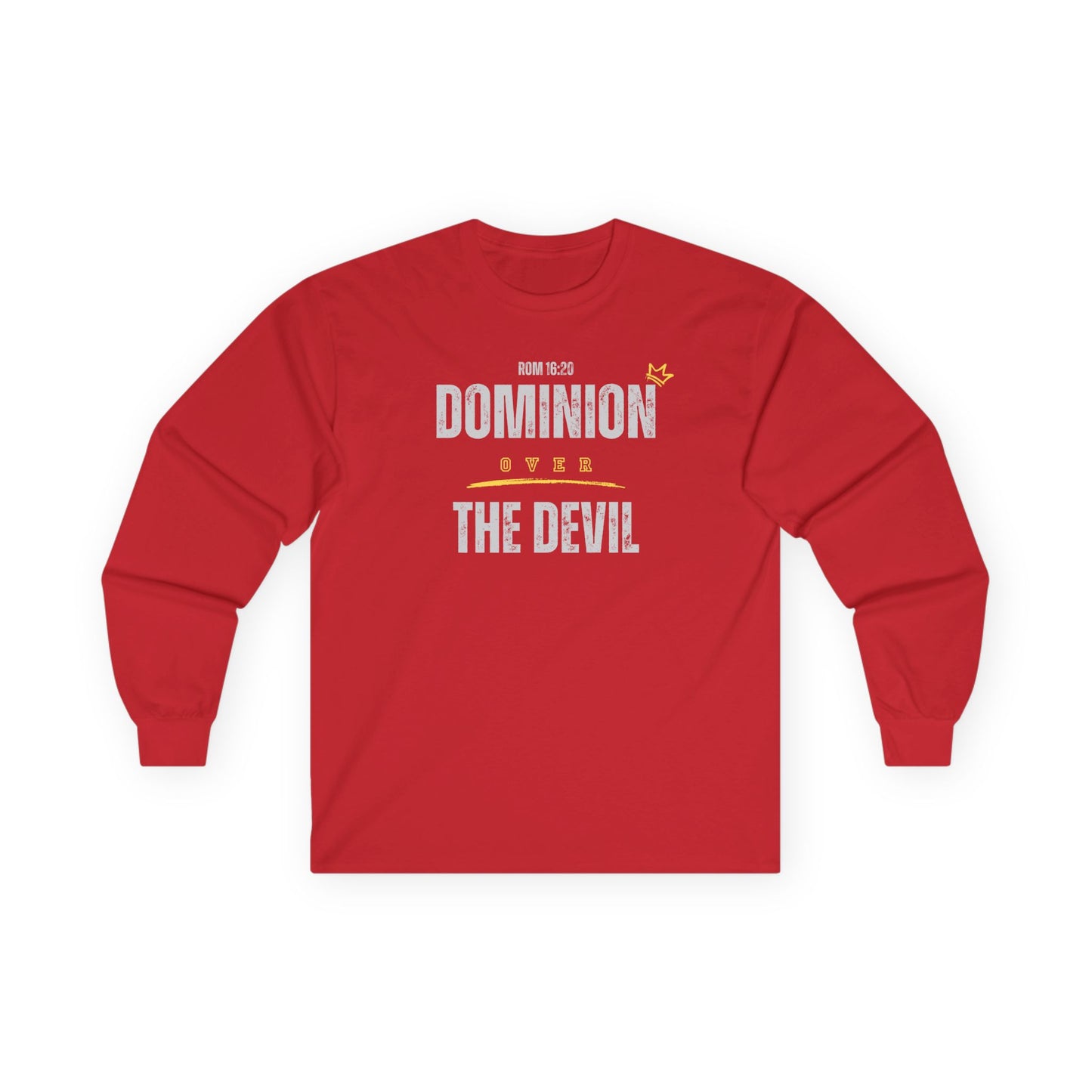 Dominion Over the Devil (Grey) - Long Sleeve Tee