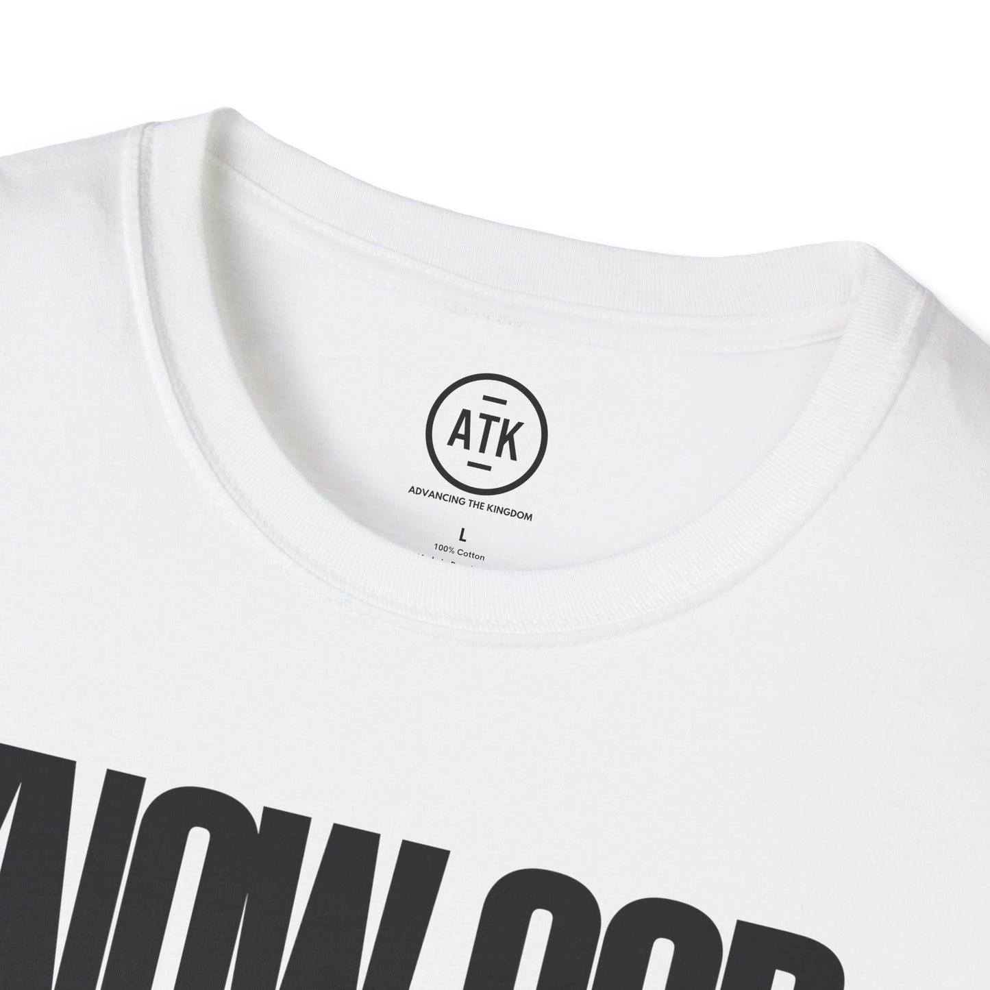 Know God Unisex Softstyle T-Shirt BLK