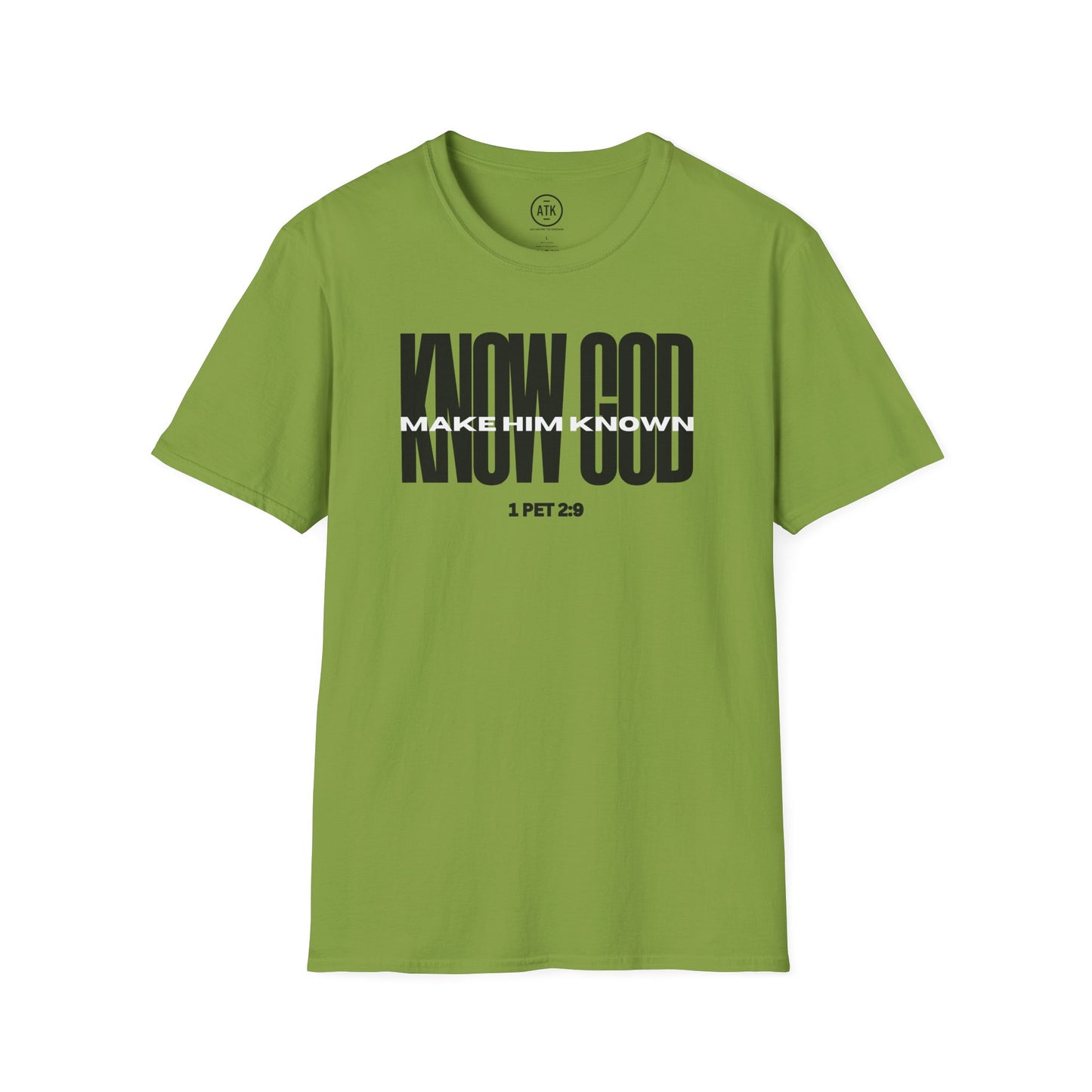 Know God Unisex Softstyle T-Shirt BLK