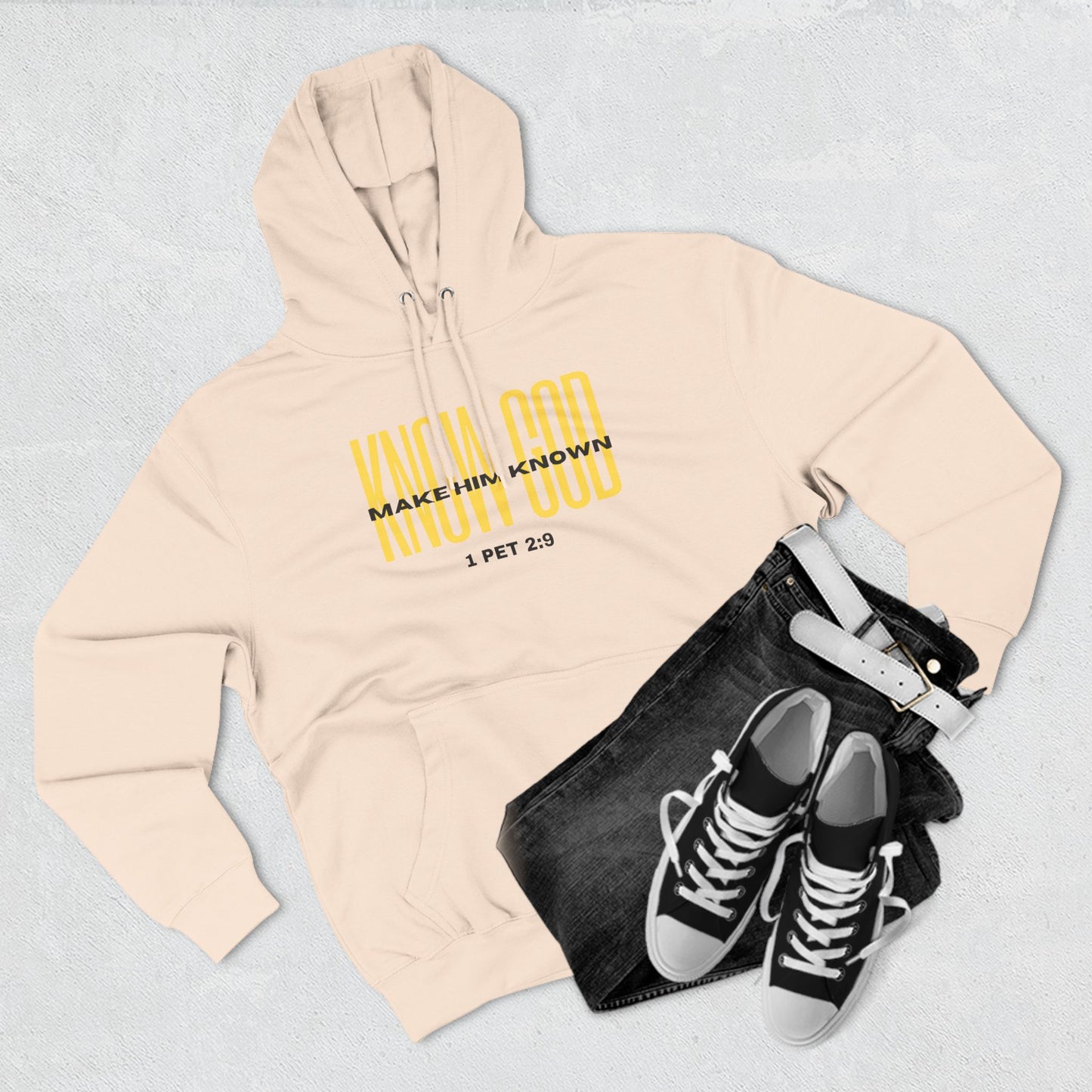 Know God/ Make Him Know Fleece Hoodie