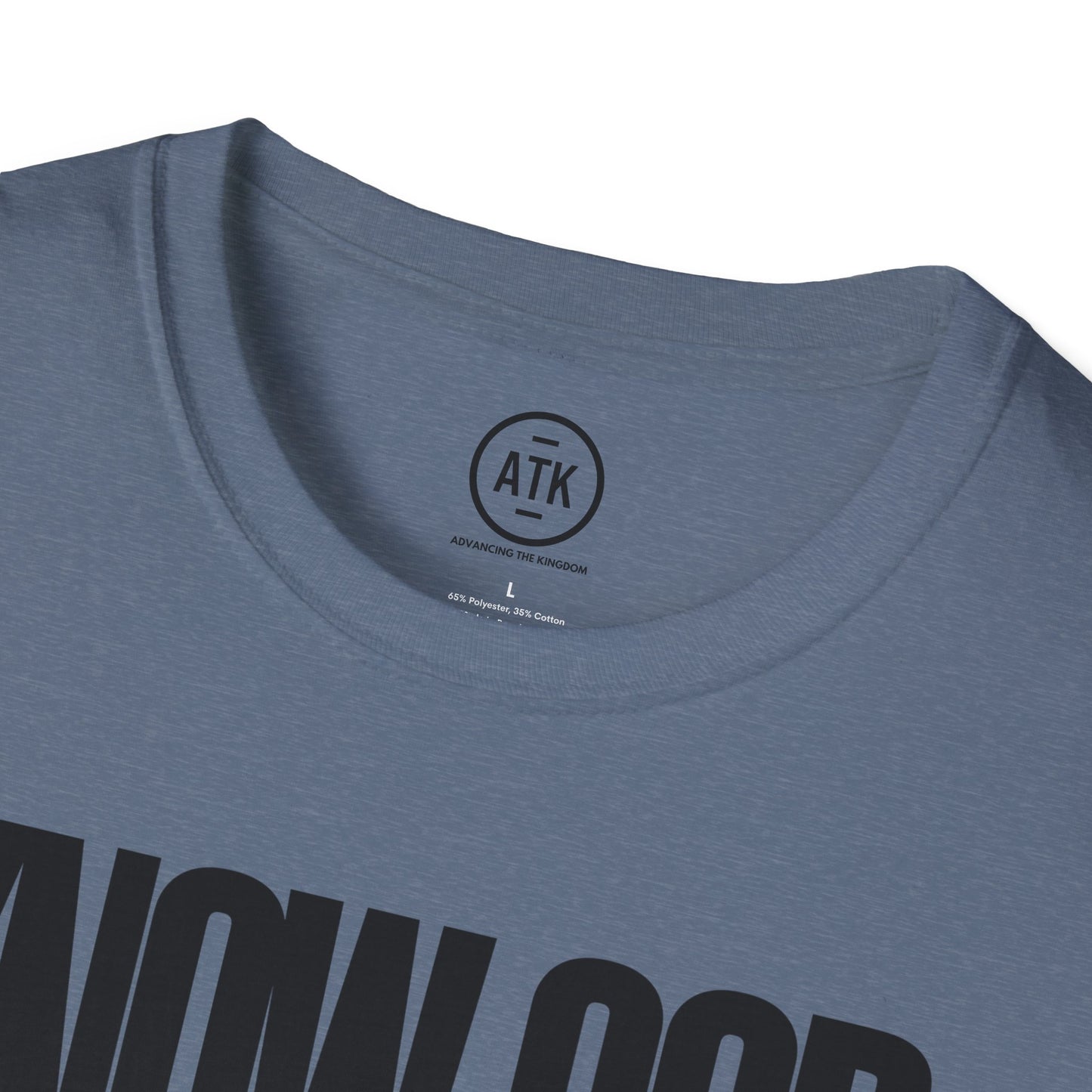 Know God Unisex Softstyle T-Shirt BLK