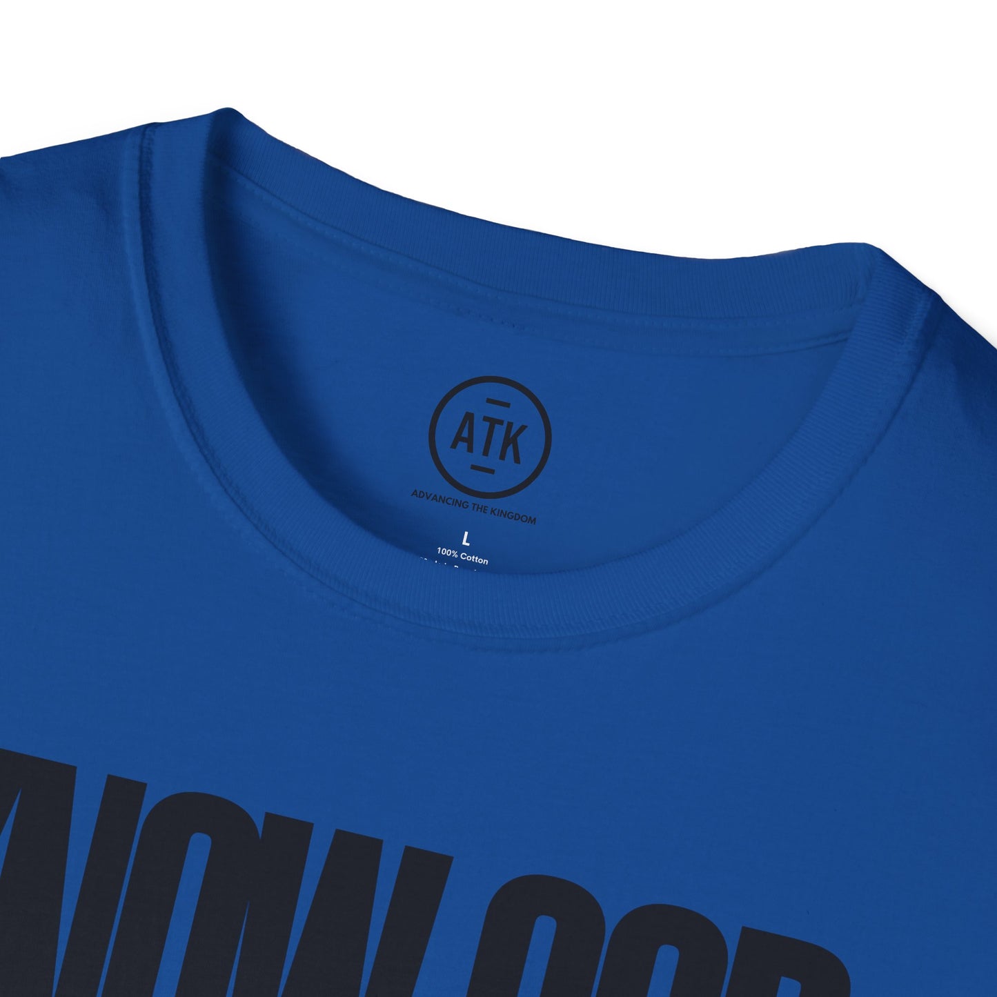 Know God Unisex Softstyle T-Shirt BLK