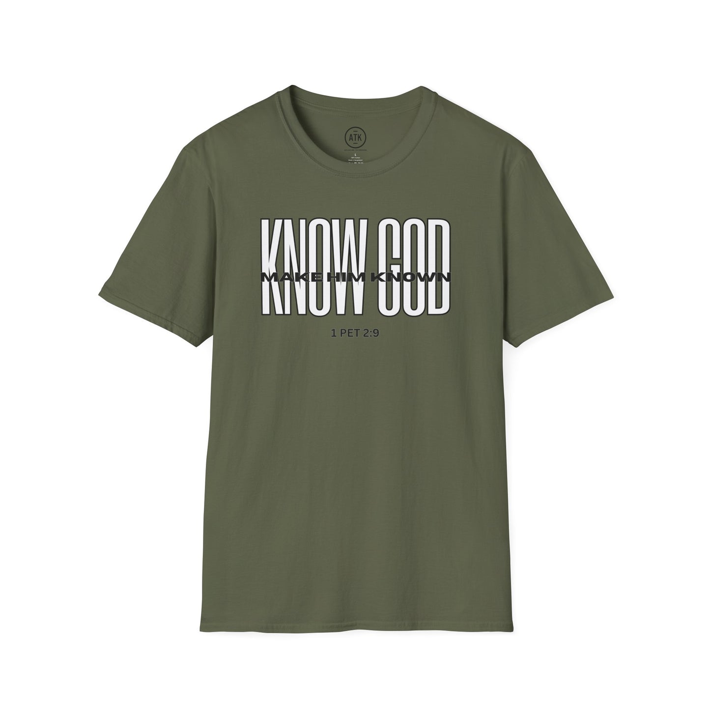 KNOW GOD UNISEX SOFTSTYLE TSHIRT